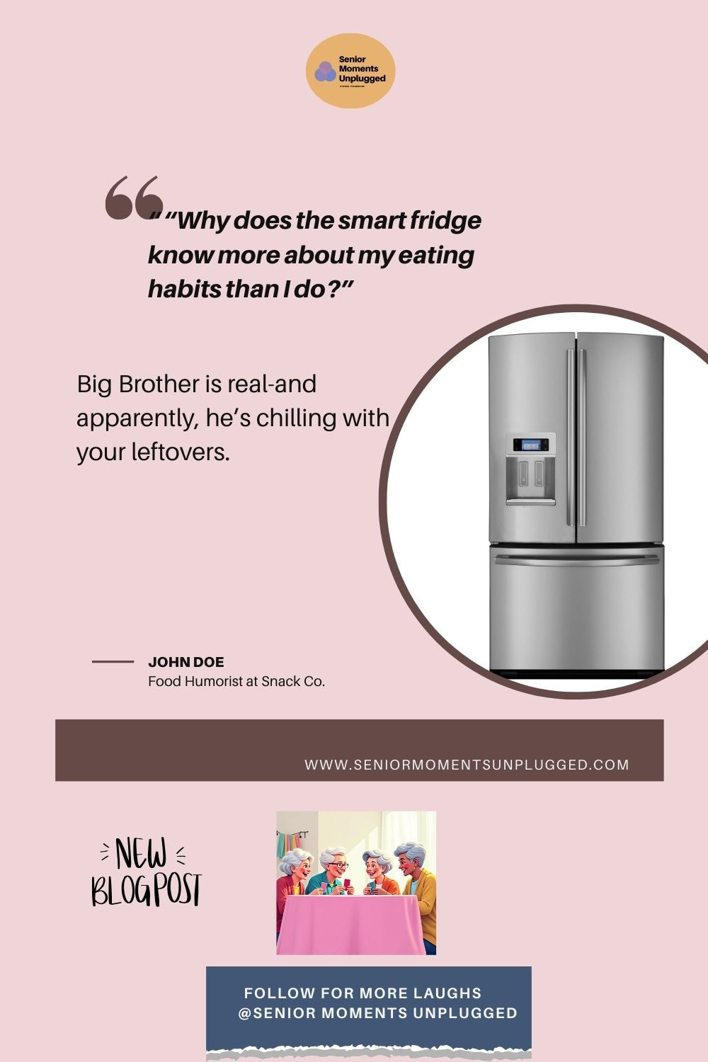 Why does the smart fridge know more about my eating habits than I do? — Retiree's guide to Big Brother snacking with your leftovers