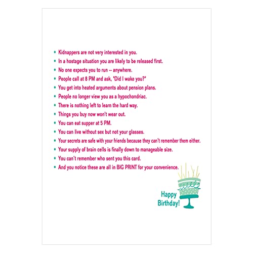 Funny Adult Birthday Greeting Card (5" x 7") by Smart Alex 3 Pack + 3 Envelopes (Over 60)