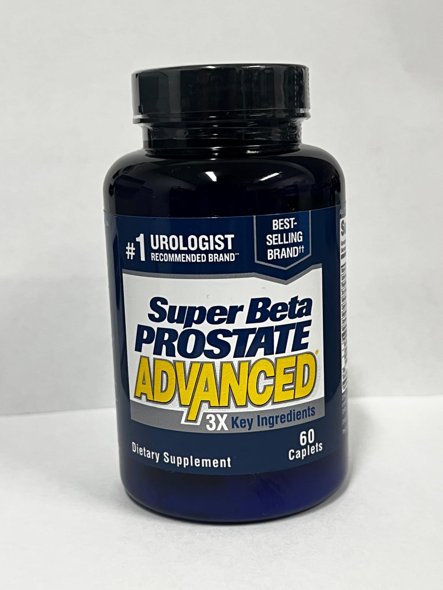 Super Beta Prostate Advanced Prostate Supplement for Men – Reduce Bathroom Trips, Promote Sleep, Support Urinary Health & Bladder Emptying. Beta Sitosterol not Saw Palmetto. (60 Caplets, 1-Bottle)