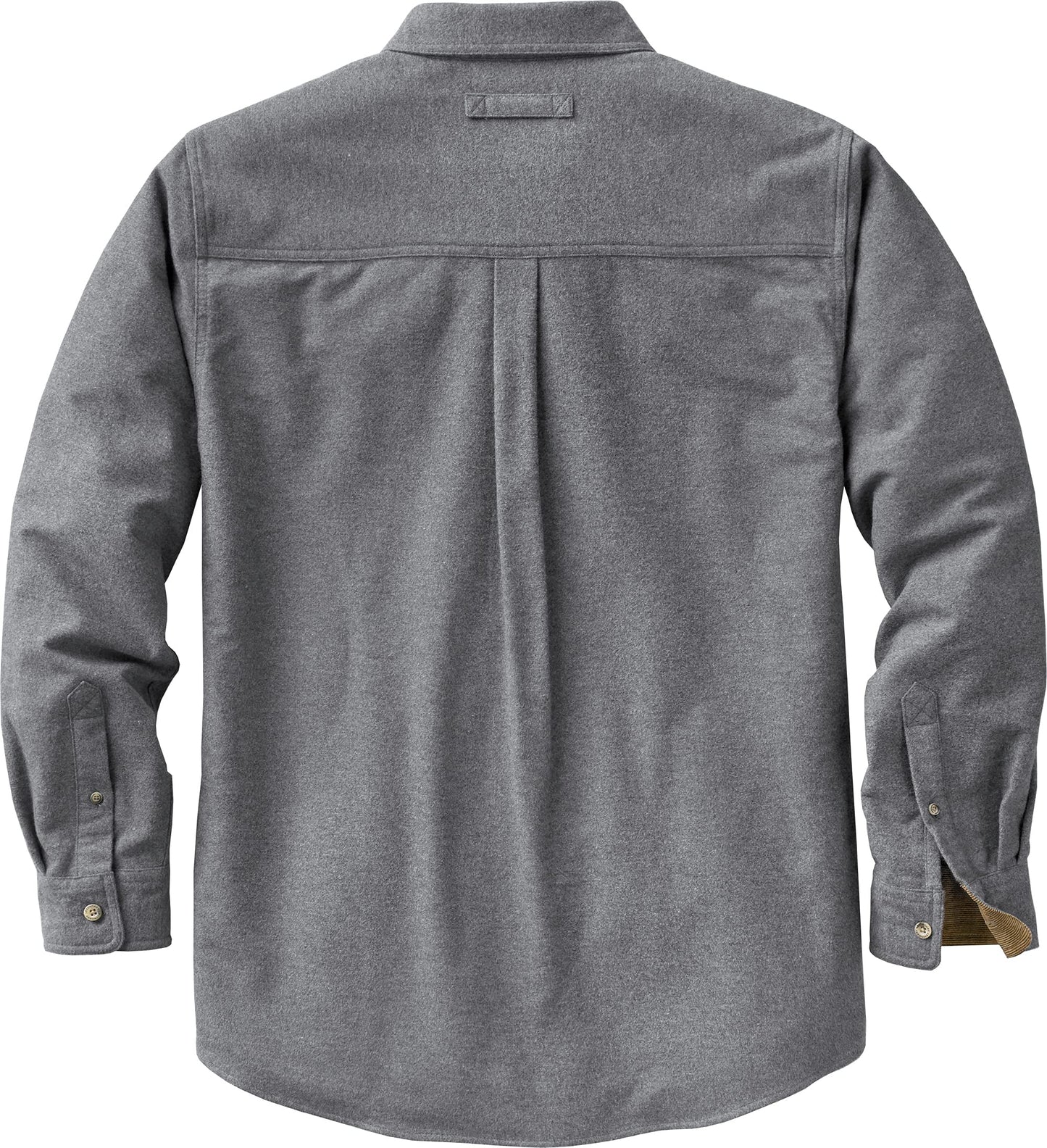 Legendary Whitetails Men's Standard Flannel Shirt Long Sleeve Button Down 100% Cotton, Charcoal Heather, Large