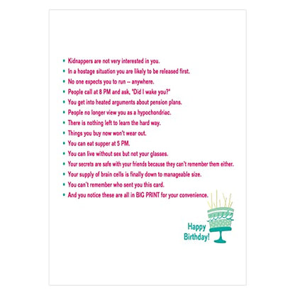 SHADE TREE GREETINGS Funny Adult Birthday Greeting Card (5" x 7") by Smart Alex 3 Pack + 3 Envelopes (Over 60)