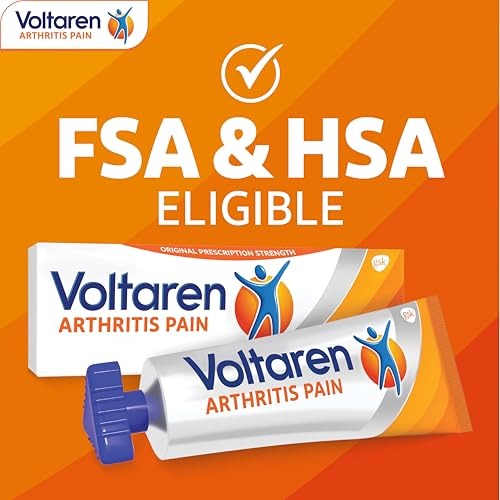 Voltaren Arthritis Pain Gel for Powerful Topical Arthritis Pain Relief with Diclofenac - NEW Easy Open Cap - 100 g x 2
