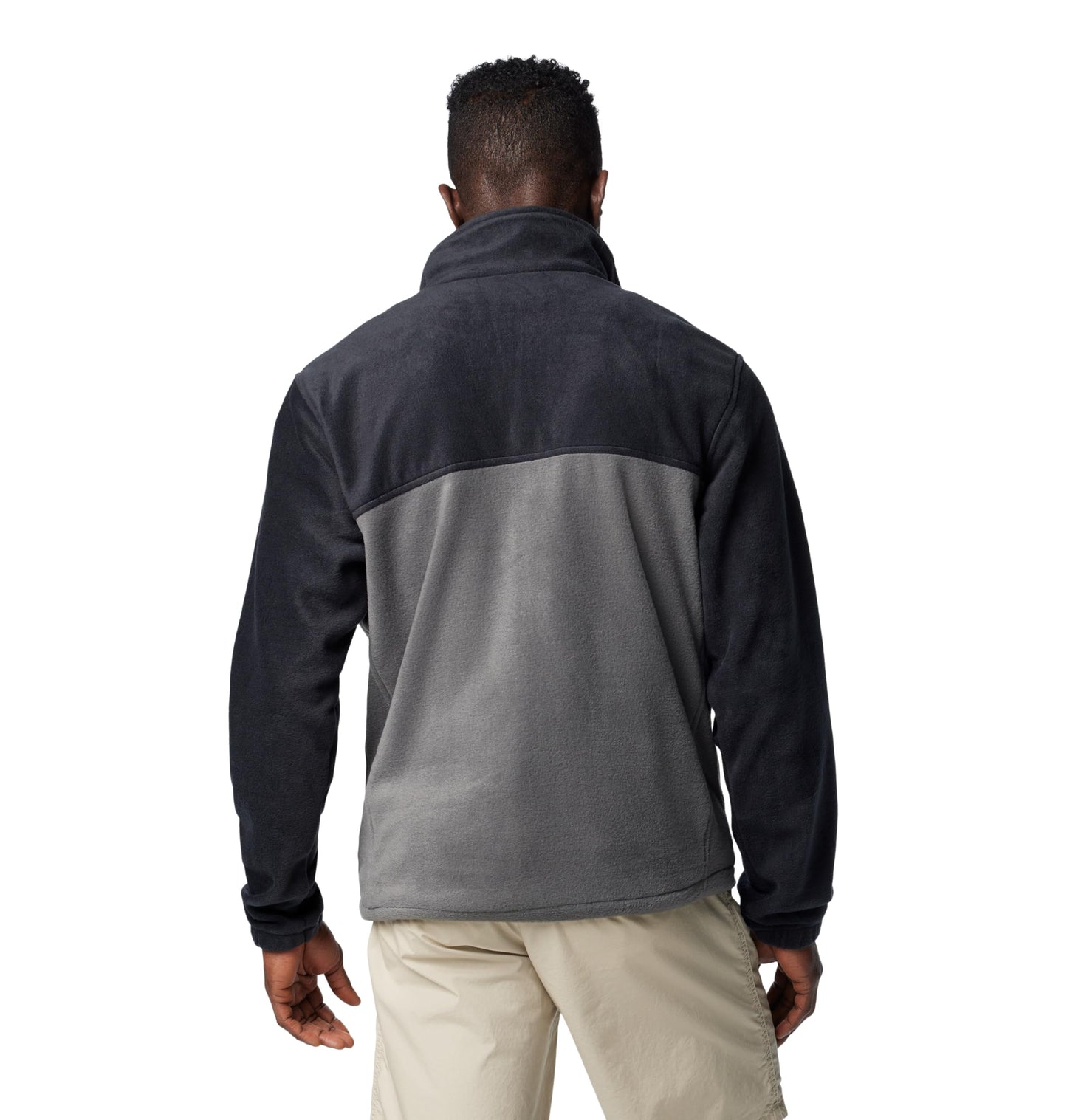 Columbia Men's Steens Mountain 2.0 Full Zip Fleece Jacket, Black/Grill, Large