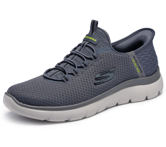 Skechers Men's Summits Hight Range Slip-in Sneaker Charcoal
