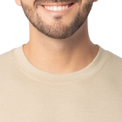 Fruit of the Loom Men's Eversoft Fleece Sweatshirts & Hoodies, Sweatshirt-Khaki Heather, 3X-Large