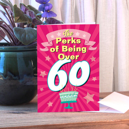 Funny Adult Birthday Greeting Card (5" x 7") by Smart Alex 3 Pack + 3 Envelopes (Over 60)