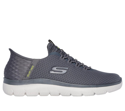 Skechers Men's Summits Hight Range Slip-in Sneaker Charcoal