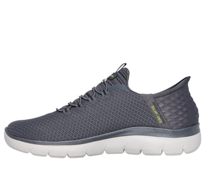Skechers Men's Summits Hight Range Slip-in Sneaker Charcoal