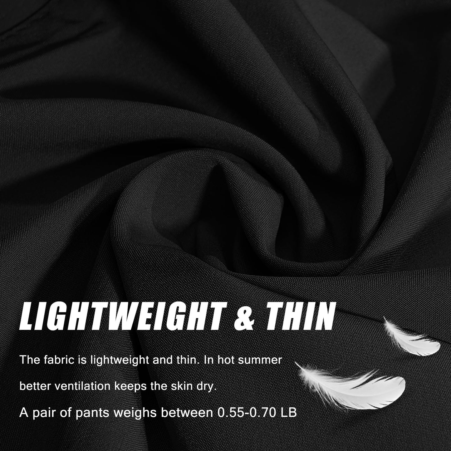 Mens Sweat Pants, with Pockets Outdoor Lightweight Breathable Quick Dry Athletic Jogging Hiking Pants with Elastic Waist Navy